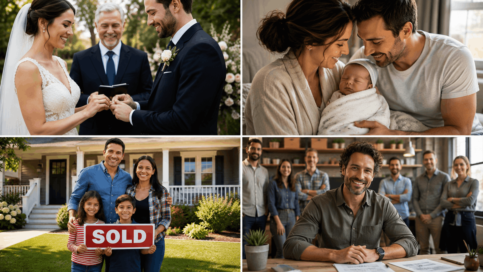 Life events triggering estate planning marriage children home business
