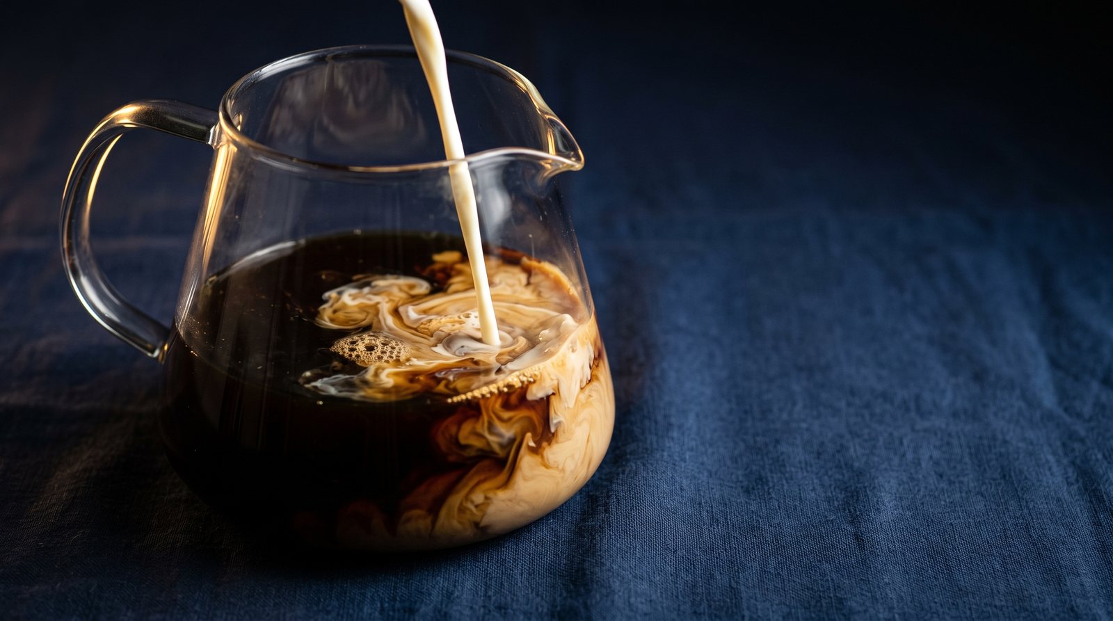 Cream swirling into coffee illustrating the Roth IRA pro-rata rule